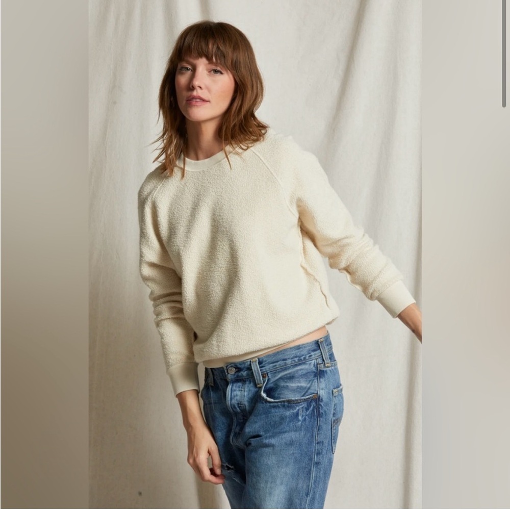perfectwhitetee Ziggy Cream Relaxed Sweatshirt